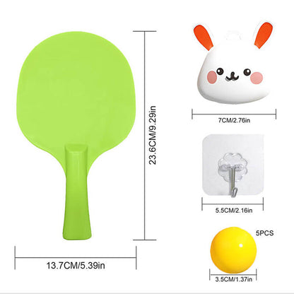 Indoor Hanging Table Tennis Trainer Portable Set ( 2 Rackets )